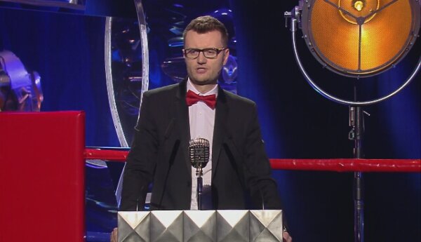 Gospodarz wieczoru Kacper Ruciński